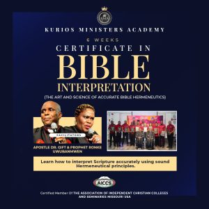 6 Weeks Certificate in Bible Interpretation: The Art and Science of Accurate Bible Hermeneutics