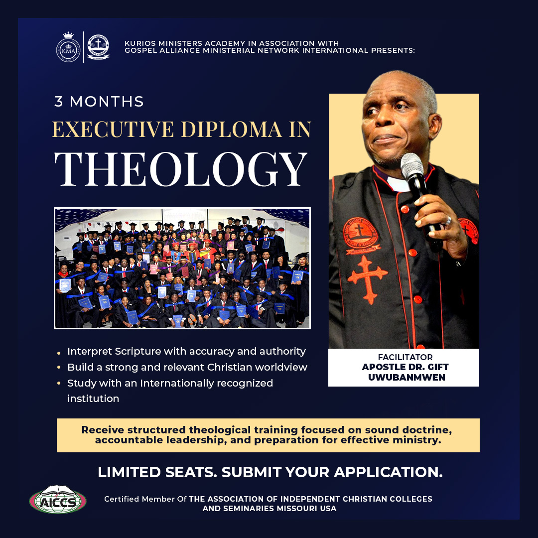 3 Months Executive Diploma in Theology