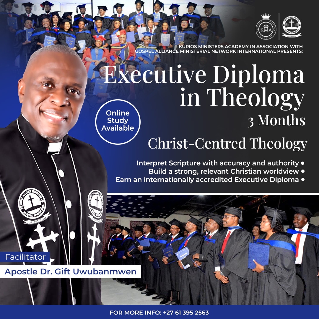 3 Months Executive Diploma in Theology